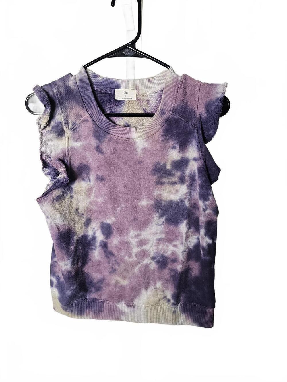 t.la Women's Tie-Dye Sleeveless Top Size S